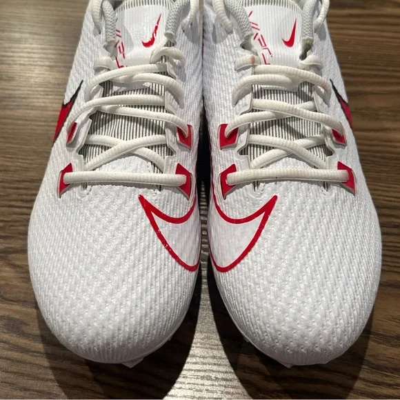 Size 11 Nike Vapor Edge Speed 360 2 Football Cleats White/Red FN7764-106 NEW